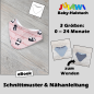 Preview: JULAWI Baby-Halstuch eBook Schnittmuster 0-24Monate